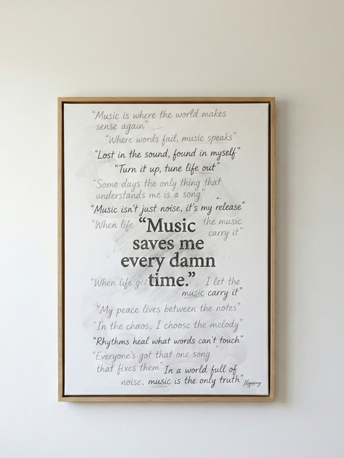 Music Saves Me Every Damn Time