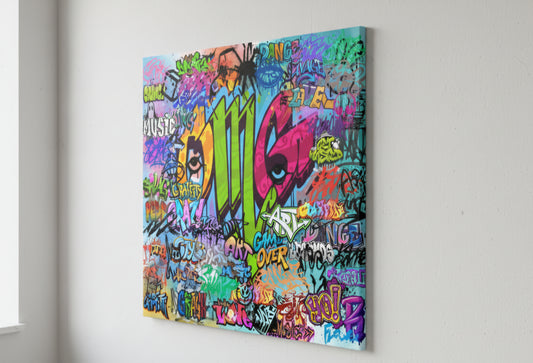 OMG Graffiti Art - Canvas Prinnt