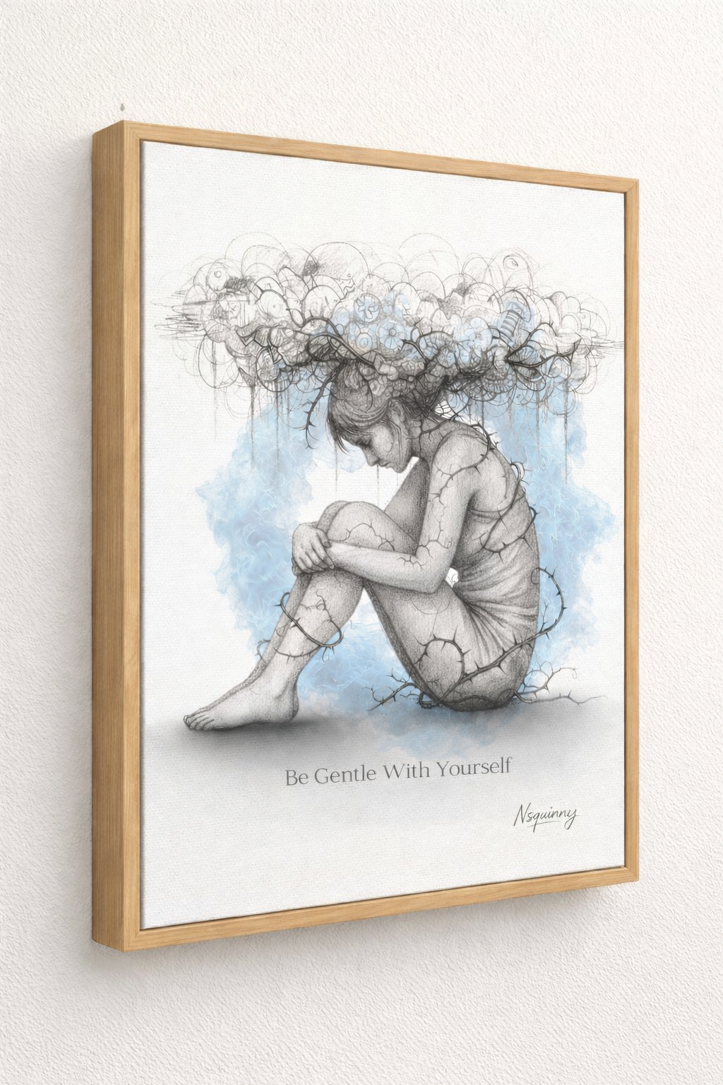 Be Gentle With Yourself  (12in x 16in)