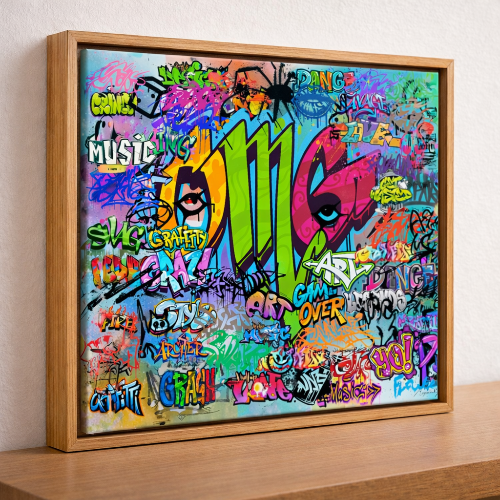 OMG Graffiti Art - Canvas Prinnt